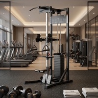 Équipement de fitness à domicile KFS, machines à câbles croisés multifonctionnelles