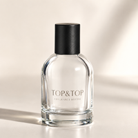 Flacon de parfum vide personnalisé de 5 ml, 10 ml, 20 ml, 30 ml, 50 ml, 100 ml, fabricant de flacons de parfum en verre, flacon pulvérisateur de parfum en verre avec bouchon à vis