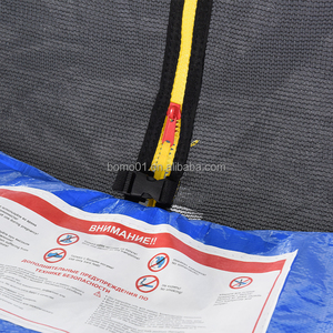 <span class=keywords><strong>Trampoline</strong></span> rond Zoshine avec <span class=keywords><strong>filet</strong></span> de protection, <span class=keywords><strong>trampoline</strong></span> de loisirs économique avec poteau de <span class=keywords><strong>filet</strong></span> droit, facile à assembler - Product Image 3