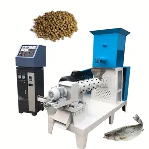 Easy to operate fish food pellet machine floating fish feed animal feed pellet dryer machine