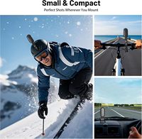 Caméra vidéo sportive sous-marine 1080P avec connexion Wi-Fi pour casque, vélo, vlogging