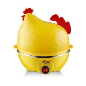 Cuiseur à œufs vapeur électrique Lingrui Mini, double couche, sécurité, arrêt automatique, commande mécanique, appareil de cuisine domestique - Product Image 1