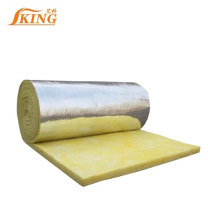 ISOKING Rouleau d'isolation en <span class=keywords><strong>laine</strong></span> <span class=keywords><strong>de</strong></span> <span class=keywords><strong>verre</strong></span> nue 50 mm 10-48 kg/m³ Matériau d'isolation thermique pour toiture métallique - Product Image 2