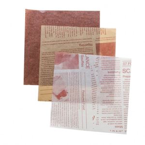 Food Grade Deli Sandwich Burger Fried Chicken <b>Wrapping</b> <b>Paper</b> Custom Printed Greaseproof <b>Paper</b> - Product Image 6