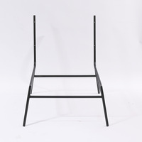 Pieds de table modernes en fer forgé 0878A Cadre de tabouret de chaise de salle à manger de luxe avec panneau de bois Accessoire Support de canapé en métal