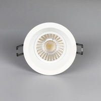 Spot LED encastré de 80 mm, 220 V CA, pour plafond, angle de faisceau de 15, 25, 38, 60 degrés, 95 lm/W, lampe à haute efficacité