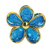 Pinces à cheveux pour femmes en PVC avec fleurs brillantes, 7,5 cm, grand bord doré, maintien solide, accessoires pour cheveux brillants pour tous les jours et la Saint-Valentin