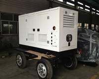 30KVA XGY-26 AC Mobiler Einphasiger Geräuscharmer Schalldichter Generator Anhängermontiert 400V/230V/220V 50/60Hz 24V DC Start Wasser 1800 U/min