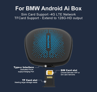 Carsmart Android 13 Wireless CarPlay AI Box para BMW I con 8 Núcleos 4/8G+64/128GB Google Play Store Salida HD