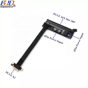 Pci-e 3.0 16X để <span class=keywords><strong>PCIe</strong></span> X1 Adapter Riser cáp mở rộng Molex 4pin & 6pin Power <span class=keywords><strong>Connector</strong></span> 20cm 30cm 40cm cho GPU card đồ họa - Product Image 1