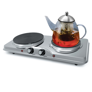 Casa Top vendita controsoffitto doppio bruciatore con riscaldamento <span class=keywords><strong>in</strong></span> <span class=keywords><strong>ghisa</strong></span> piano cottura elettrica per la cucina casalinga - Product Image 3