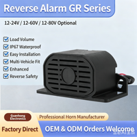 Alarme de recul pour camion 102 dB 12-80 V, avertisseur sonore de recul pour camion et voiture, buzzer de recul étanche IP67