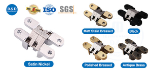 Thép không gỉ bán Hidden vô hình giấu bản lề cho lớn rắn gỗ cửa tủ rebated cửa giấu bản lề - Product Image 4