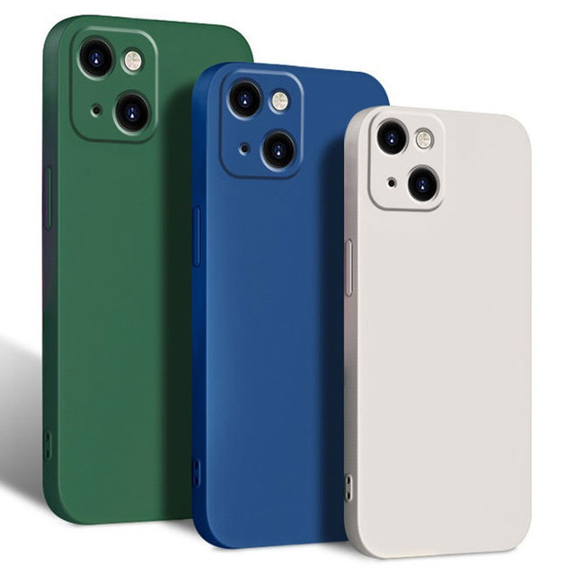 Soft Silicone TPU Full Protective Shockproof Case for iPhone 11 12 13 14 15 16e 16 Pro Max Frosted Matte Mobile Phone Covers
