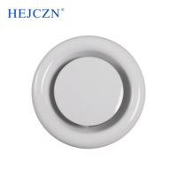 Vanne à disque en fer pour climatisation centrale CVC, couvercle de prise d'air pour conduit de ventilation, installation facile