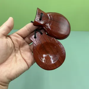 Maracas à percussion en bois pour outils aigres dans des <span class=keywords><strong>castagnettes</strong></span> <span class=keywords><strong>espagnoles</strong></span> maracas mundia reconnues pour enfants jouets pour adultes - Product Image 1