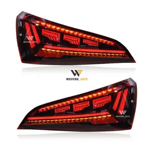 Car Part Rear Lights For Audi Q5 LED Lamp 2008-2018 Tail Lamp Rear Trunk Stop Brake Dynamic Signal Animation Auto Accessories