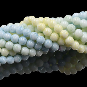 HX fiore di giada di vetro con <span class=keywords><strong>perline</strong></span> di giada sintetica <span class=keywords><strong>perline</strong></span> sciolte <span class=keywords><strong>perline</strong></span> di vetro affascinante per la creazione di gioielli fai da te - Product Image 6