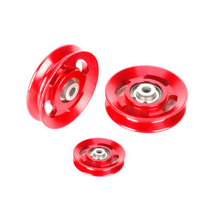 Изготовленный на заказ металлический алюминиевый шкив с одним пазом шкивы Металл для круглого ременного двигателя вал сверлильный станок - Product Image 6