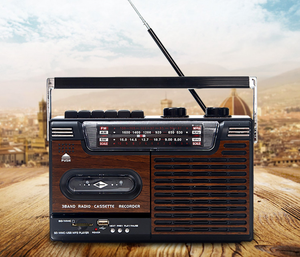 <span class=keywords><strong>336</strong></span>เครื่องบันทึกเทปคาสเซ็ตแบบพกพา AM/FM <span class=keywords><strong>SW</strong></span> 3แบนด์วิทยุ SD/USB เครื่องเล่น MP3แบตเตอรี่แบบชาร์จไฟได้ลำโพงในตัวพับ - Product Image 2