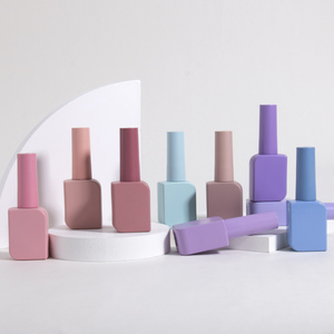 Tùy chỉnh màu sắc nắp rỗng với bàn chải thủy tinh vuông UV Nail empti đánh bóng chai - Product Image 4