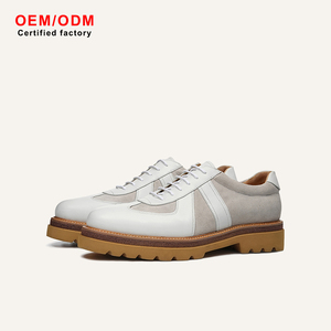 OEM Custom British-Style Color-Block <b>Platform</b> <b>Oxford</b> Shoes for Men Top-Grain Cowhide Business Commute and Casual Footwear - Product Image 2