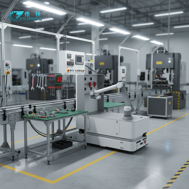 Tool Loading Unloading Robot AMR with High Precision for CNC Tending and Assembly with ±0.05mm Repeatability