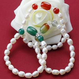 Vente en gros de petits stands de bijoux, perles transfrontalières, bijoux en agate, bracelets en perles - Product Image 1