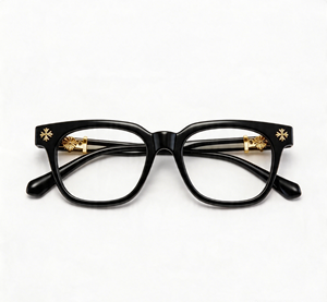 Nuevas Monturas de Gafas Cuadradas Europeas Americanas con Aro Completo para Hombre y Mujer, Lentes Planas Naranja Sólido Anti-Luz Azul, a la Moda - Product Image 1