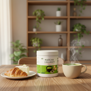 Nueva Bebida de Belleza en Polvo de Colágeno y <span class=keywords><strong>Matcha</strong></span> Orgánico Marino <span class=keywords><strong>con</strong></span> Glutatión, 90g en Botella - Product Image 6