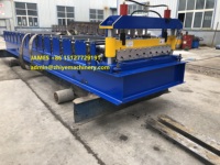 Máquina de fabricación de láminas de hierro, máquina de laminación de doble diseño para techo glaseado