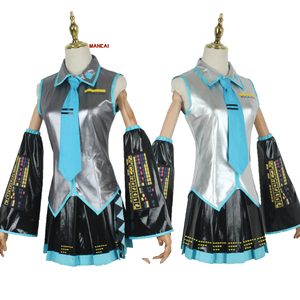 Traje de Actuación de Anime, Disfraz de Halloween, Carnaval, Mujer, Concierto de Anime, Fiesta, Vestido <span class=keywords><strong>Midi</strong></span> Japonés, Cosplay, Show, Disfraz de Miku - Product Image 2