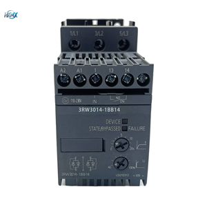 Démarreur progressif 3kW 3RW3014-1BB14, bobine 400VDC, protection contre les surcharges IP20 pour commande de moteur asynchrone triphasé, automatisation industrielle - Product Image 1