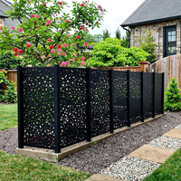 Clôture de jardin en métal découpé au laser, treillis décoratif toutes saisons et écrans de séparation