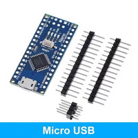 Placa Controladora de Microcontrolador NANO V30 Nano V3.0 ATMEGA328P CH340 2014 con Interfaz Tipo-C