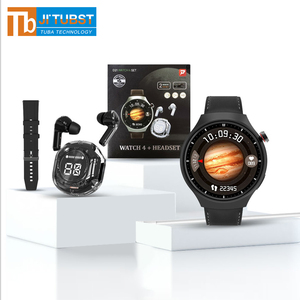 D21 Thông Minh Đồng Hồ 4 Phù Hợp Với Màn Hình Tròn Với Tai Nghe Đôi Dây Đeo Đồng Hồ D21 Watch4 Doufit Ứng Dụng Không Dây Sạc <span class=keywords><strong>Smartwatch</strong></span> - Product Image 4