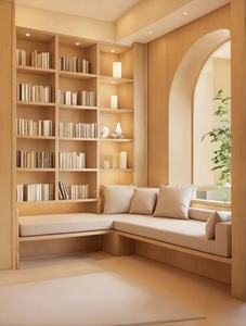 Nhà Văn phòng đồ nội thất tùy chỉnh hiện đại phòng khách thư viện bằng gỗ Kệ sách lưu trữ Tủ thiết kế manufactur Tủ Sách kệ sách - Product Image 4