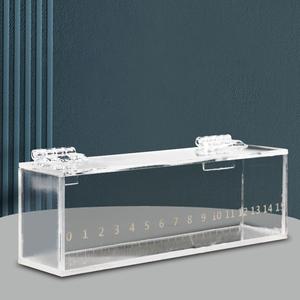Piccola scatola di visualizzazione di pesci in acrilico trasparente Mini acquario Photo Tank per la pesca del prodotto decorativo - Product Image 4