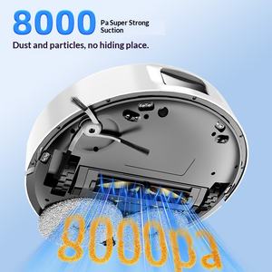 Robot aspirateur 8000Pa LDS Lidar avec fonction de nettoyage automatique et station de base - Product Image 4