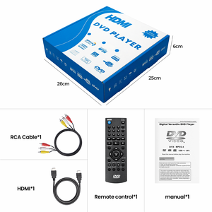 Venta caliente de alta definición <span class=keywords><strong>Mini</strong></span> portátil DVD VCD reproductores grabadoras hogar <span class=keywords><strong>Blu</strong></span> <span class=keywords><strong>Ray</strong></span> CD formato completo HD Audio Video plástico negro - Product Image 6