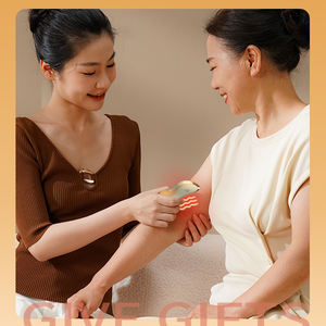 गा शा माइक्रोकरंट कंपन चेहरे मालिश झुर्रियों का चेहरा लिफ्ट गुशा चेहरे का उपकरण हीटिंग कंपन के साथ - Product Image 4