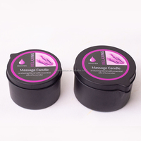Bougie de massage personnalisée en cire de soja parfumée, soin corporel, aromathérapie, bougie en pot, huile de massage relaxante pour spa