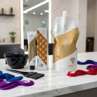 Crème colorante semi-permanente de qualité supérieure, sans ammoniaque, gris argenté, pour salon professionnel, couvre les cheveux gris, pour une utilisation à domicile ou en salon