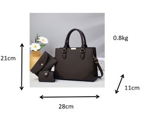 カラーマッチングデザイン、大容量、豊富な色、多様な選択、高品質の女の子用スリーピースバッグ - Product Image 3