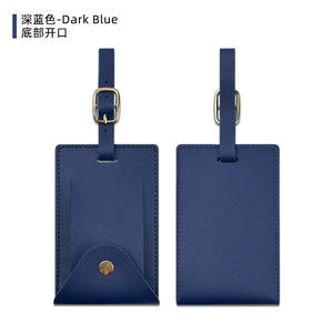 Etiquetas de Equipaje de Cuero Sintético con Nombre Personalizado al por Mayor, Logotipo Personalizado en Relieve, Estampado Dorado y Plateado - Product Image 4