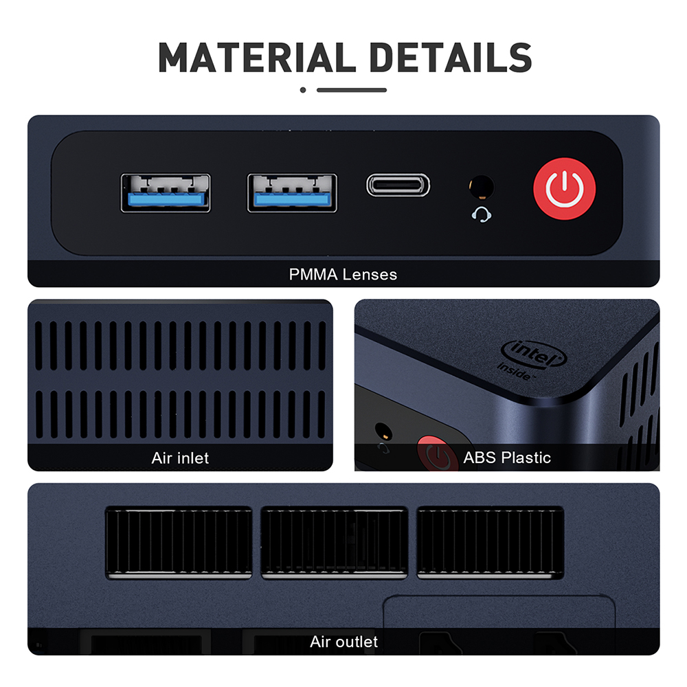 ミニPC Beelink U59 pro インテルCeleron N5105 Beelink U59 Pro Mini PC Intel Celeron N5105 (up to 2.9GHz