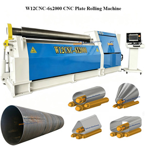 Machine à cintrer les plaques à quatre rouleaux W12CNC 16x2500, épaisseur 16 mm, 2500 mm, acier au carbone et inoxydable - Product Image 6