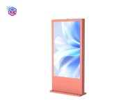 Kiosque tactile capacitif sur pied de 32 pouces, visible en plein soleil, 3000 nits