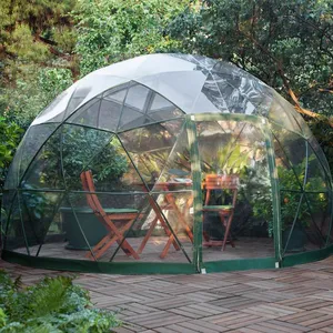 Beliebte aufblasbare kleine Garten begehbare Kuppel Gewächshaus zum Verkauf