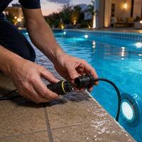 Connecteur de câble étanche IP68 pour éclairage de piscine, borne à vis 5 broches, connecteur de câble pour éclairage LED subaquatique, certifié CE